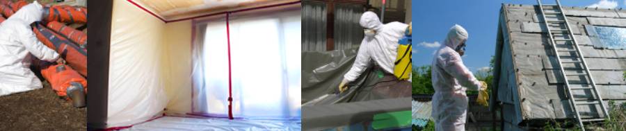 Asbestos Removal Services collage image