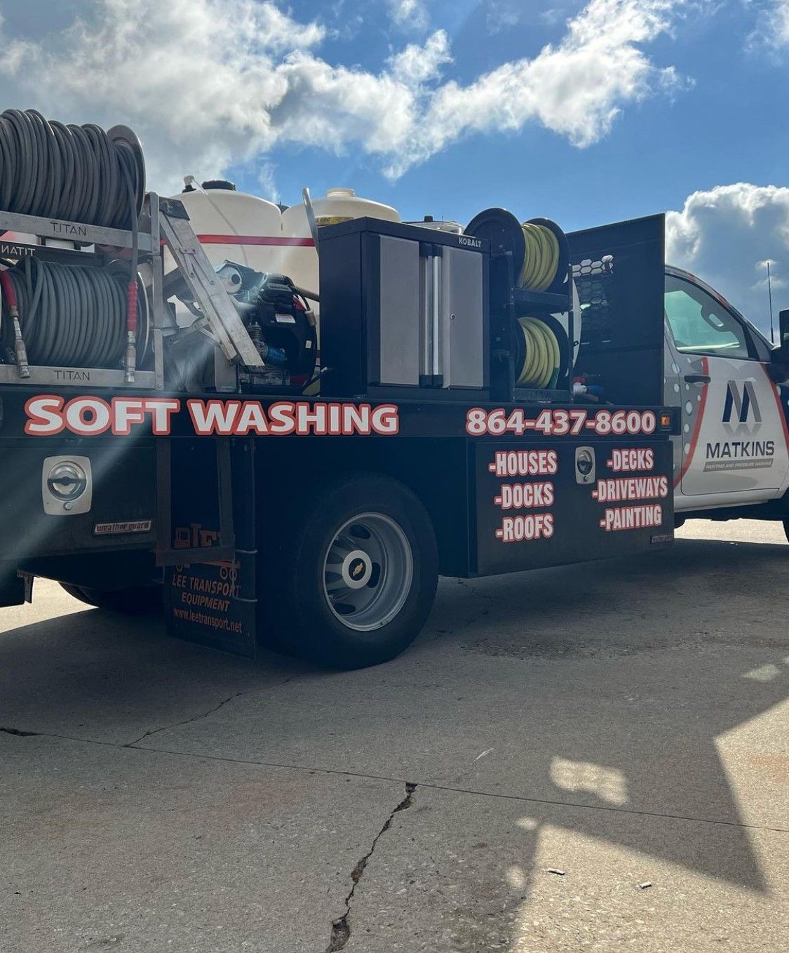 Pressure washing services