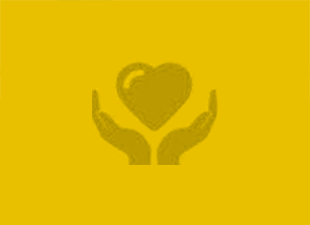 deep yellow heart