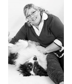 Doctor with a pet dog