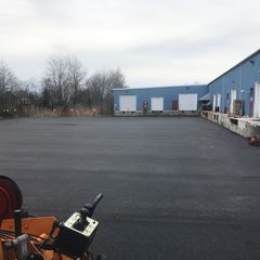 Parking lot paving