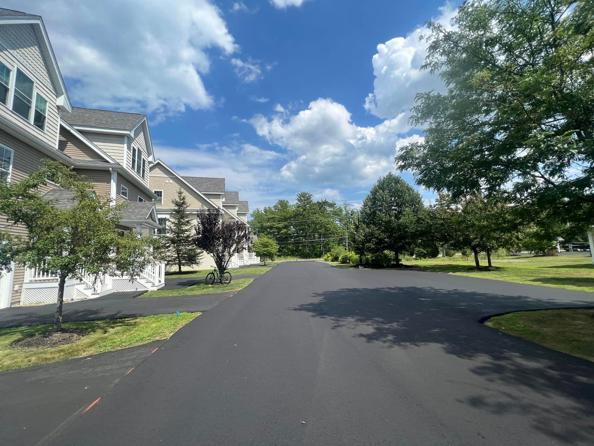 Driveway asphalt paving
