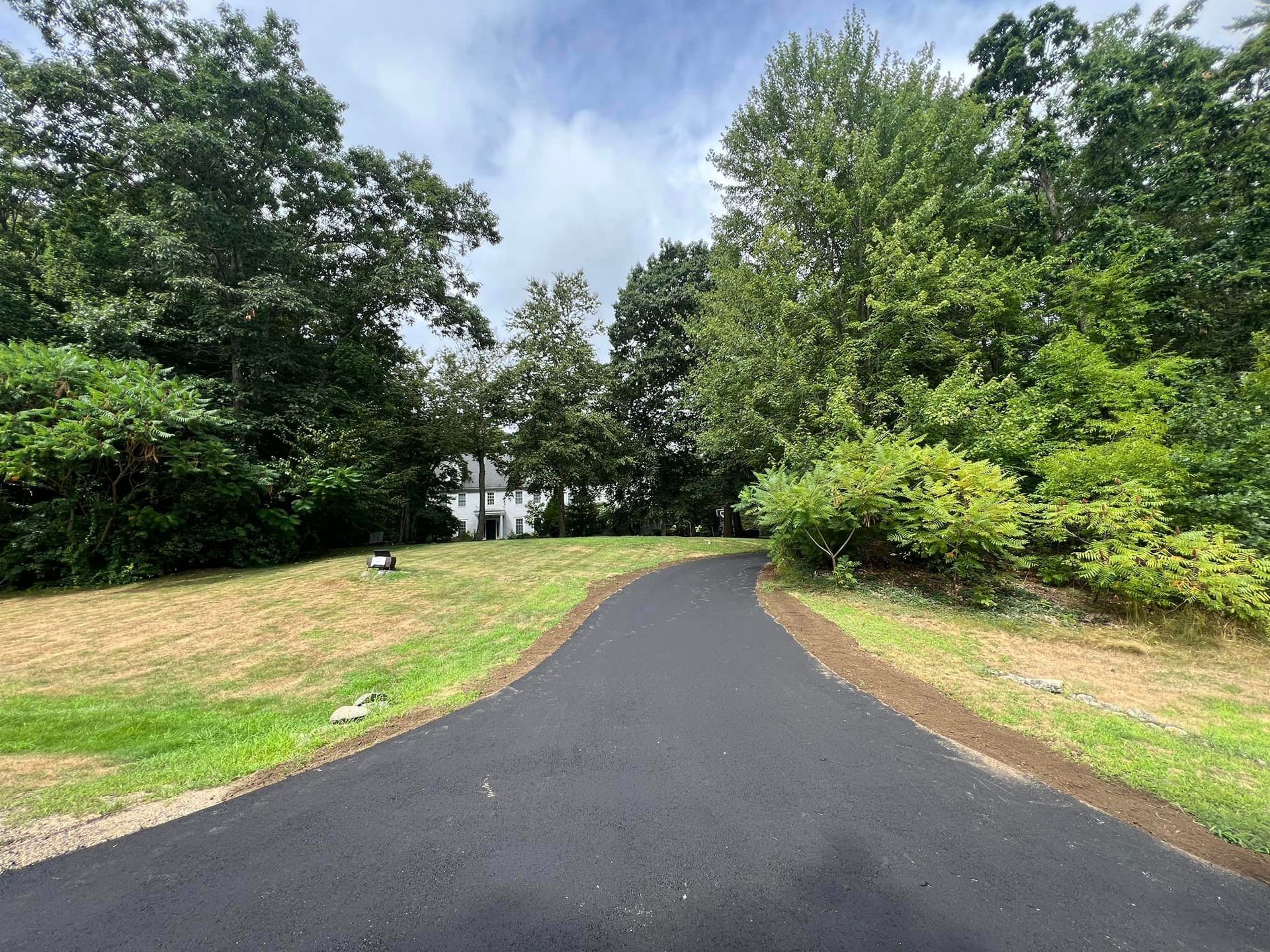 Driveway asphalt paving