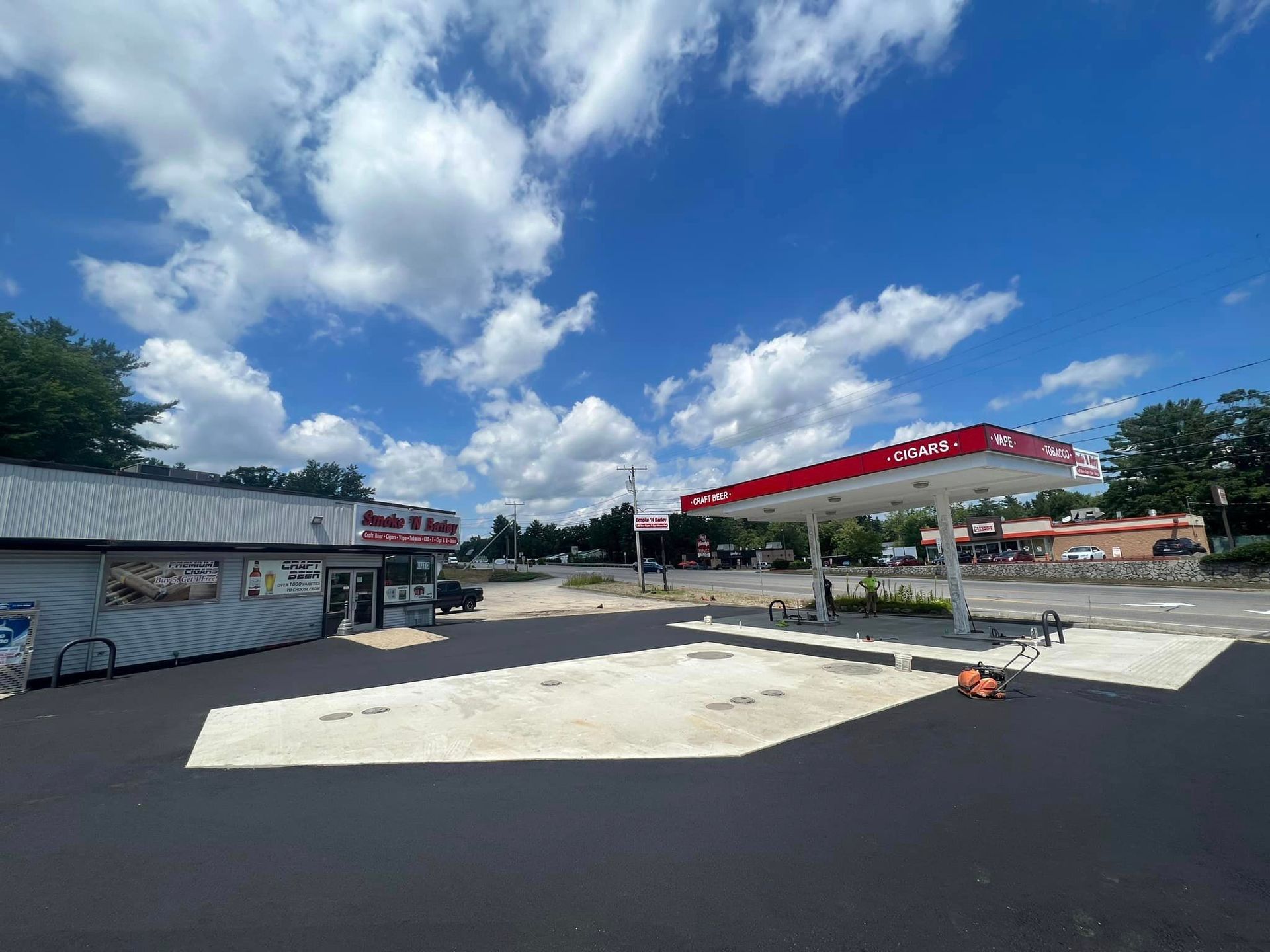 Driveway asphalt paving