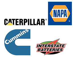 Caterpillar, NAPA, Cummins, Interstate Batteries