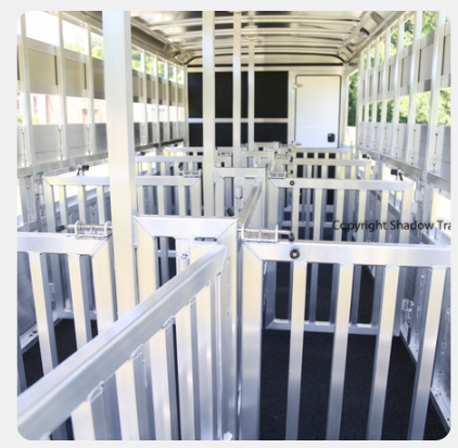 A picture of the inside of a shadow trailer