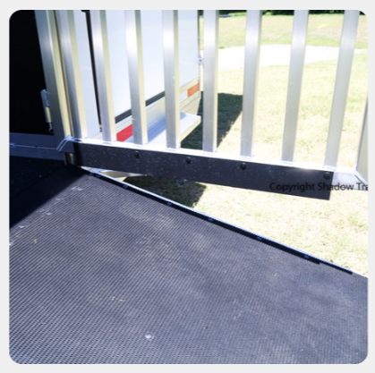 A picture of a fence with the words copyright shadow written on it