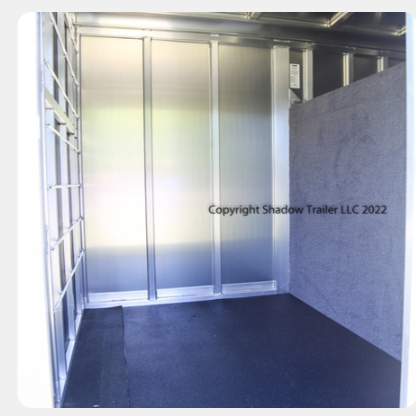 A picture of a trailer with the copyright shadow trailer llc 2022