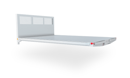 It looks like a bed that is floating in the air.