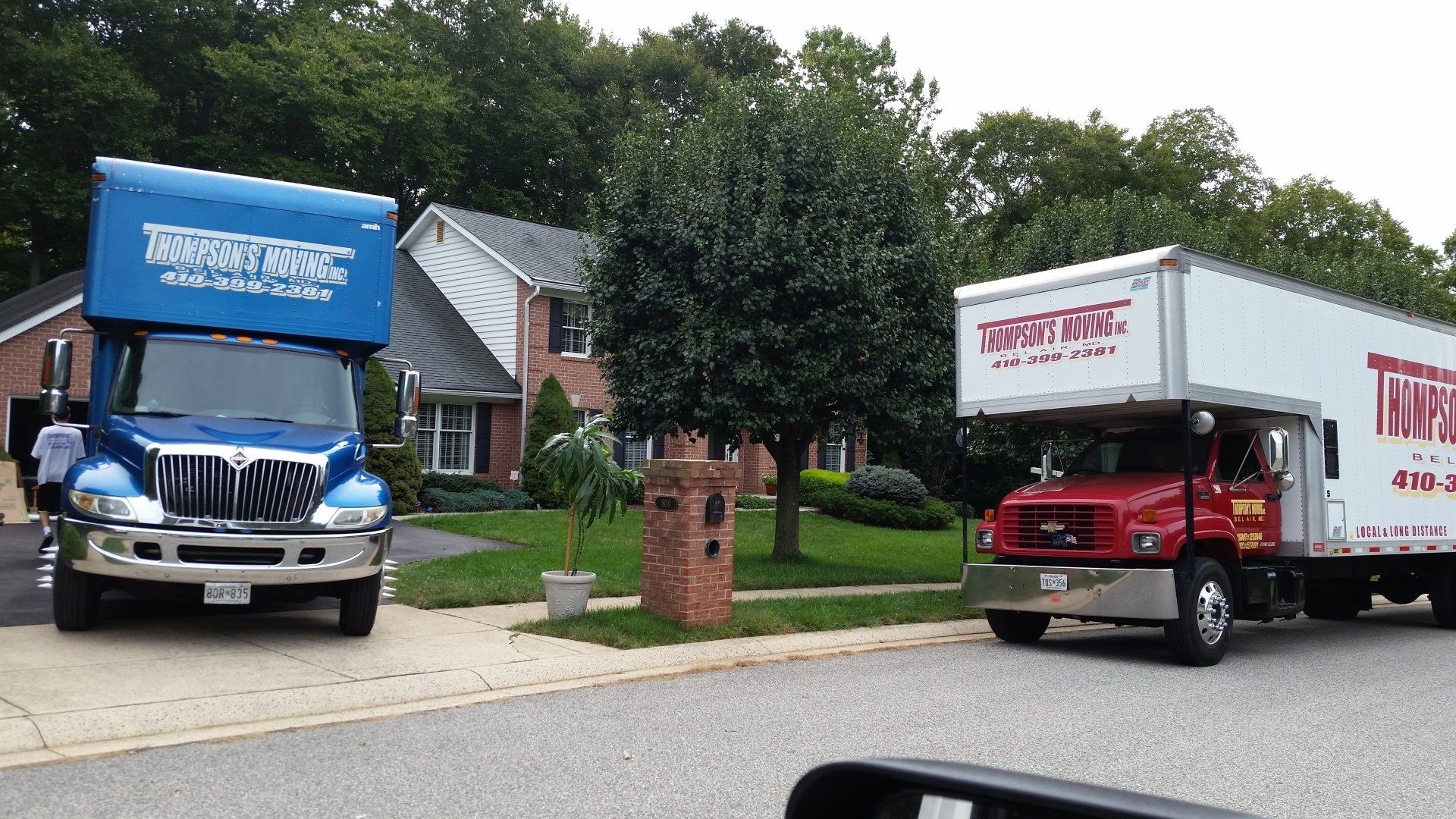 Thompson's Moving Inc.  trucks