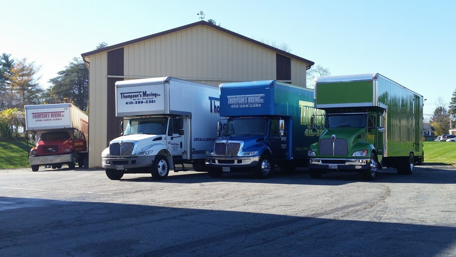 Thompson's Moving trucks