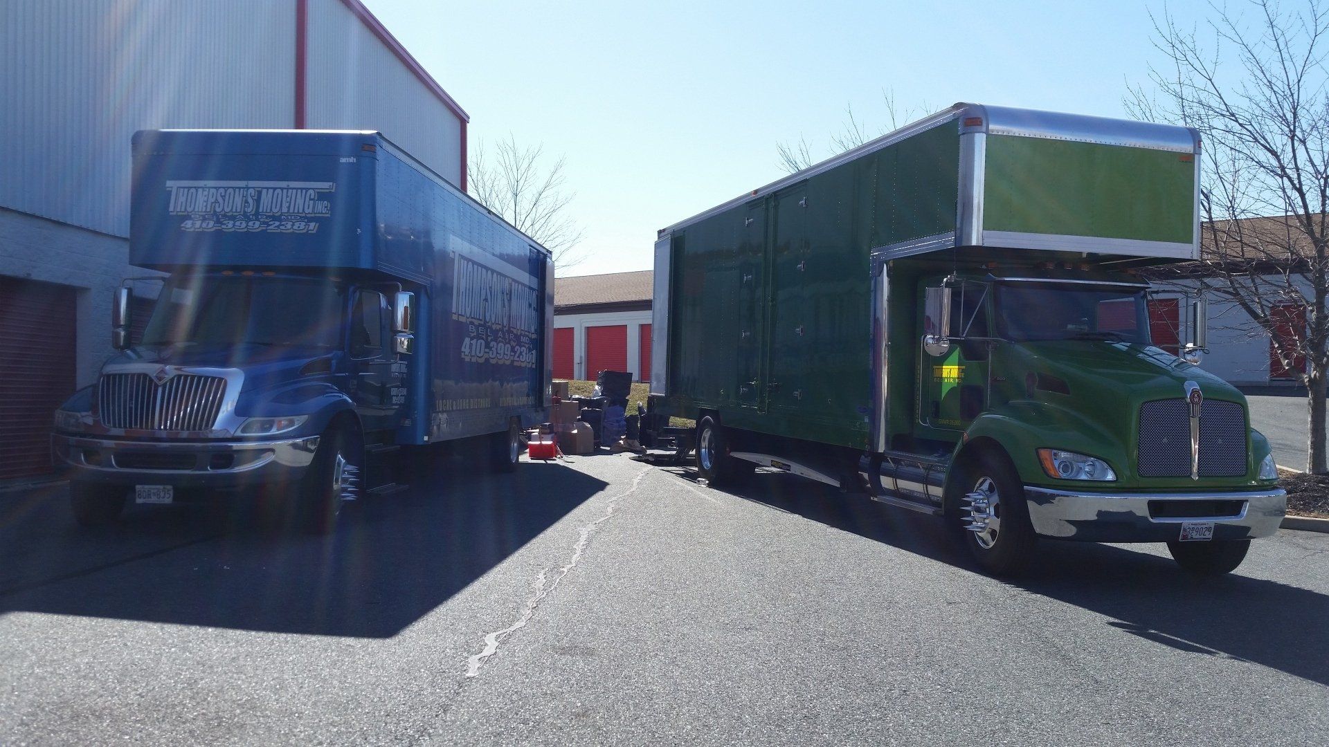 Thompson's Moving trucks