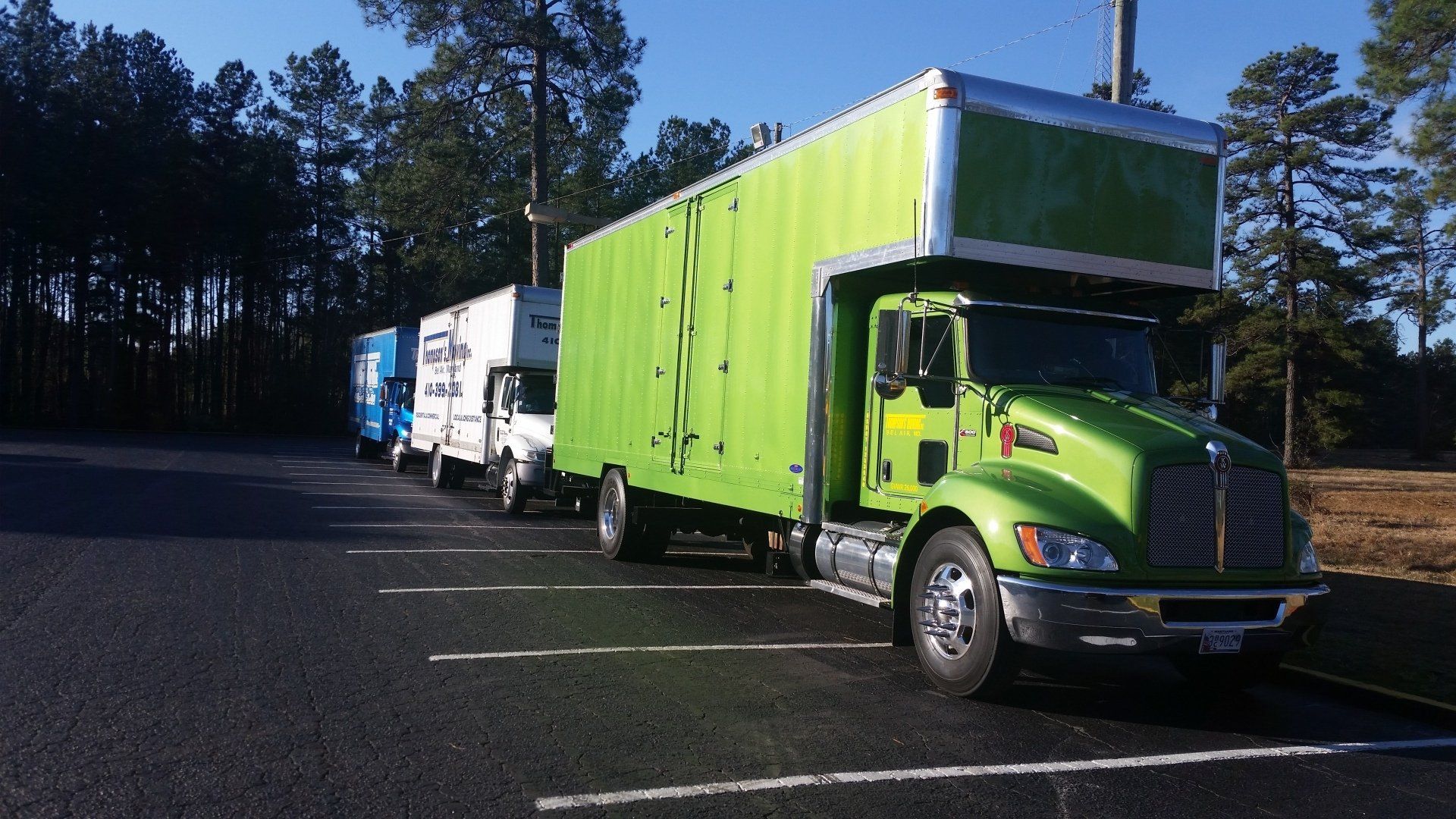 Thompson's Moving Inc. trucks