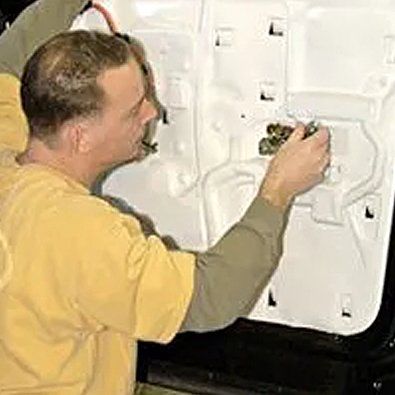 Auto door latch repair
