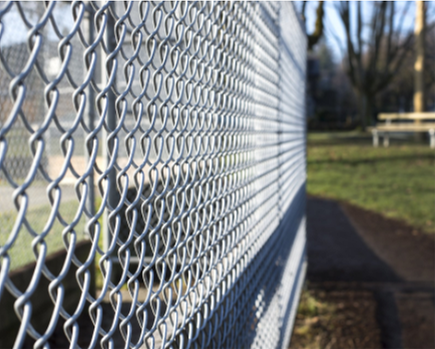 Chain link fence