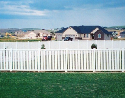 Vinyl fence