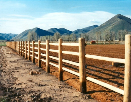 Farm and barn fence