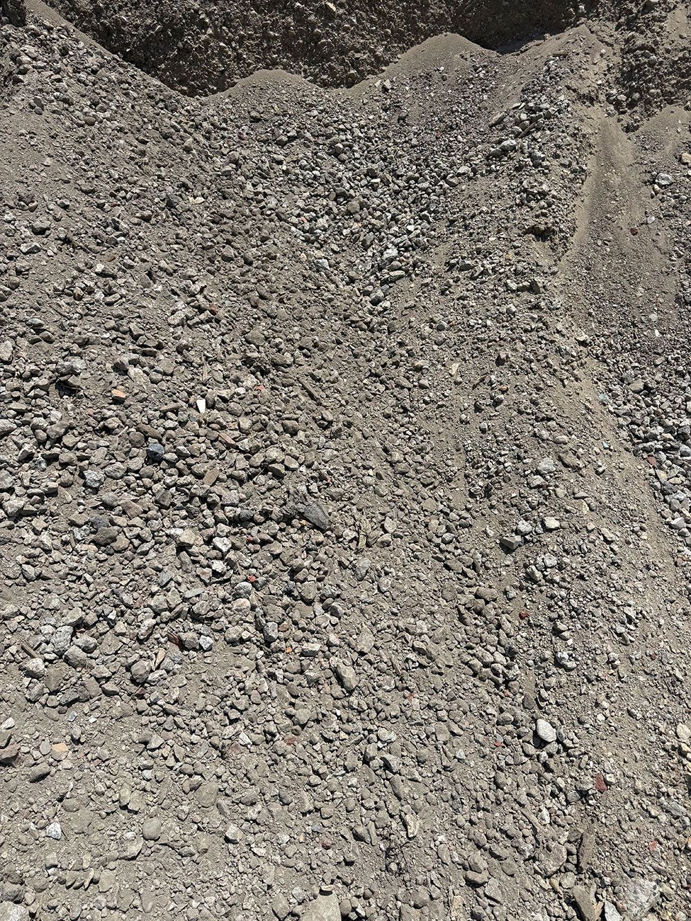 Crushed concrete