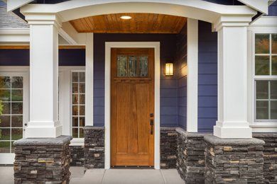 Residential entry door and windows