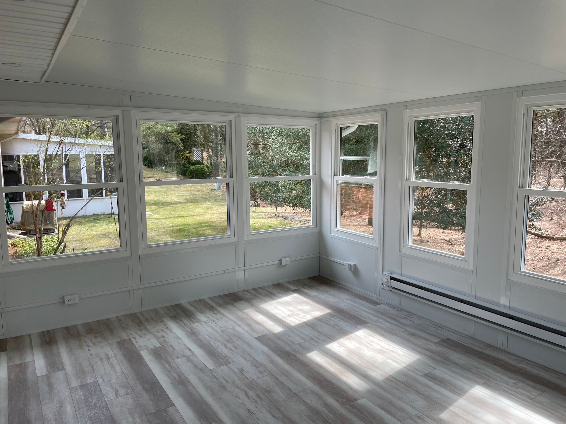 Empty sunroom