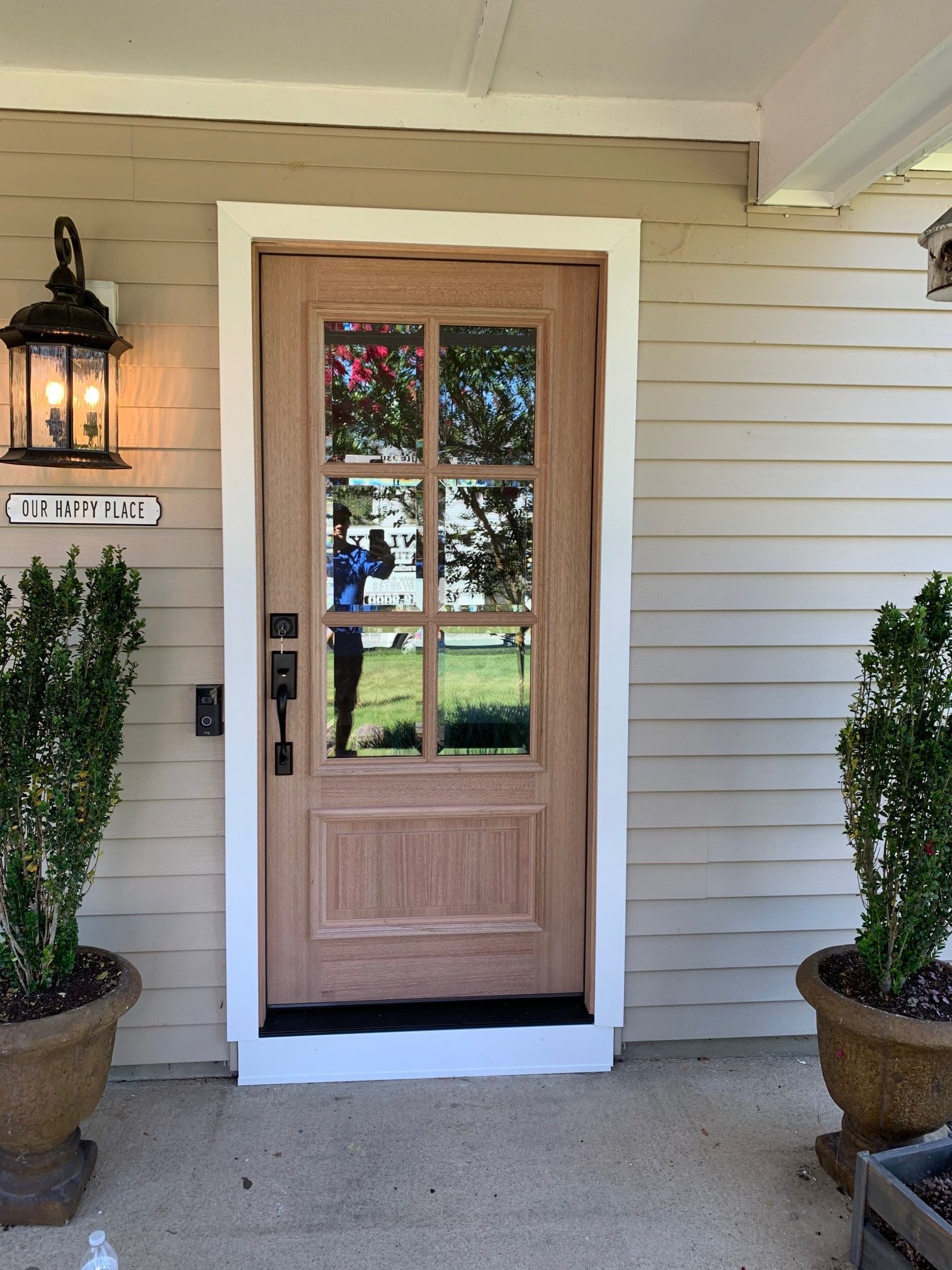 Front door of a house