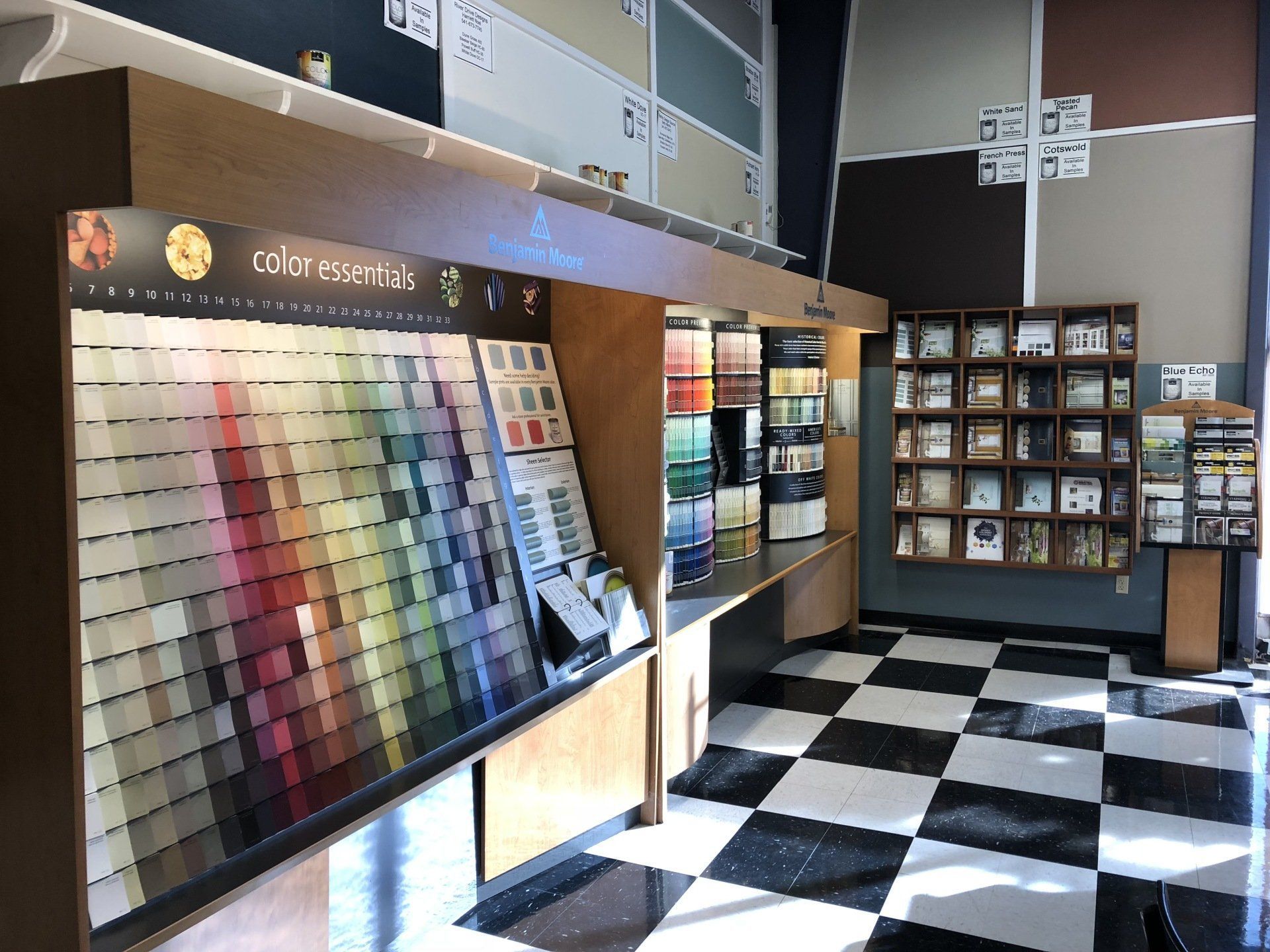 A store filled with lots of different types of paint.