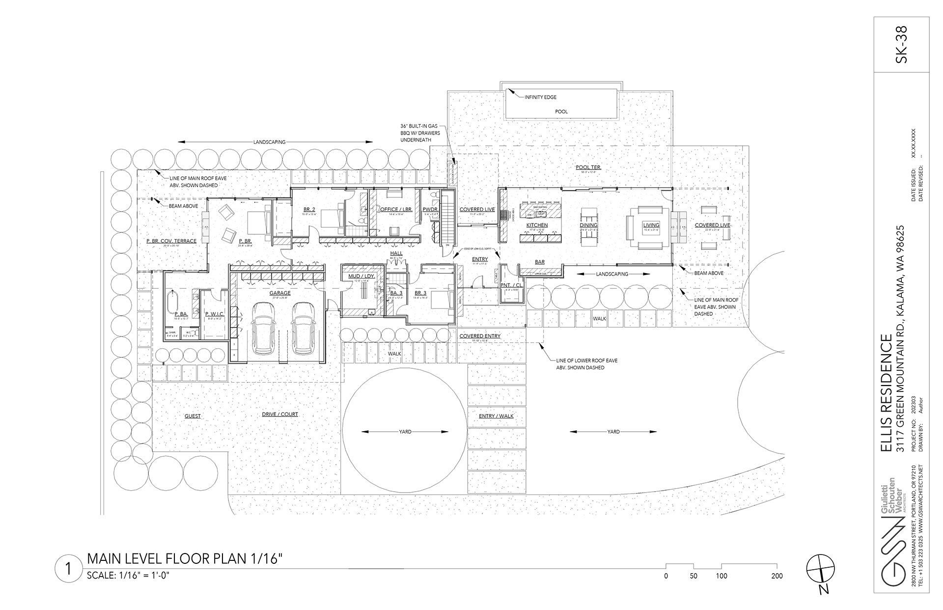main level floor plan