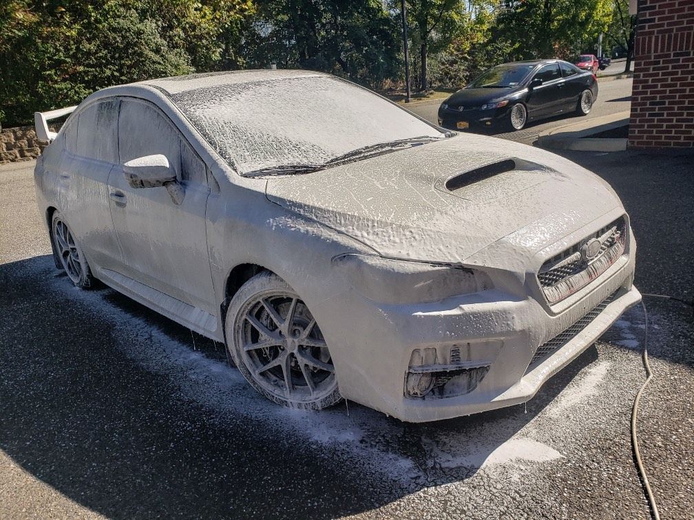 Wash and dry exterior