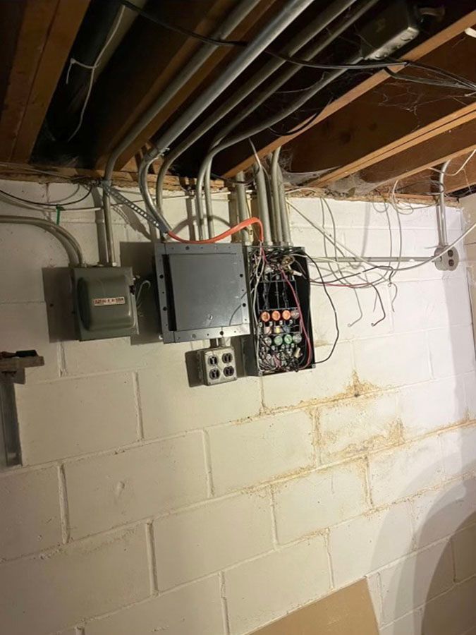 An old electrical panel