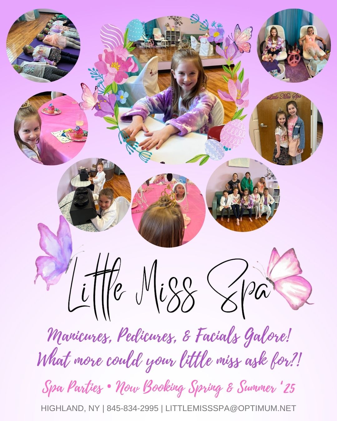 little miss spa, spa parties, kids manicure, kids pedicure, kids nail party, birthday party
