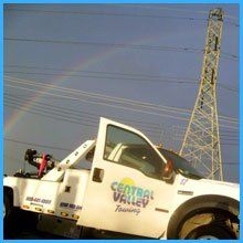 Truck with rainbow