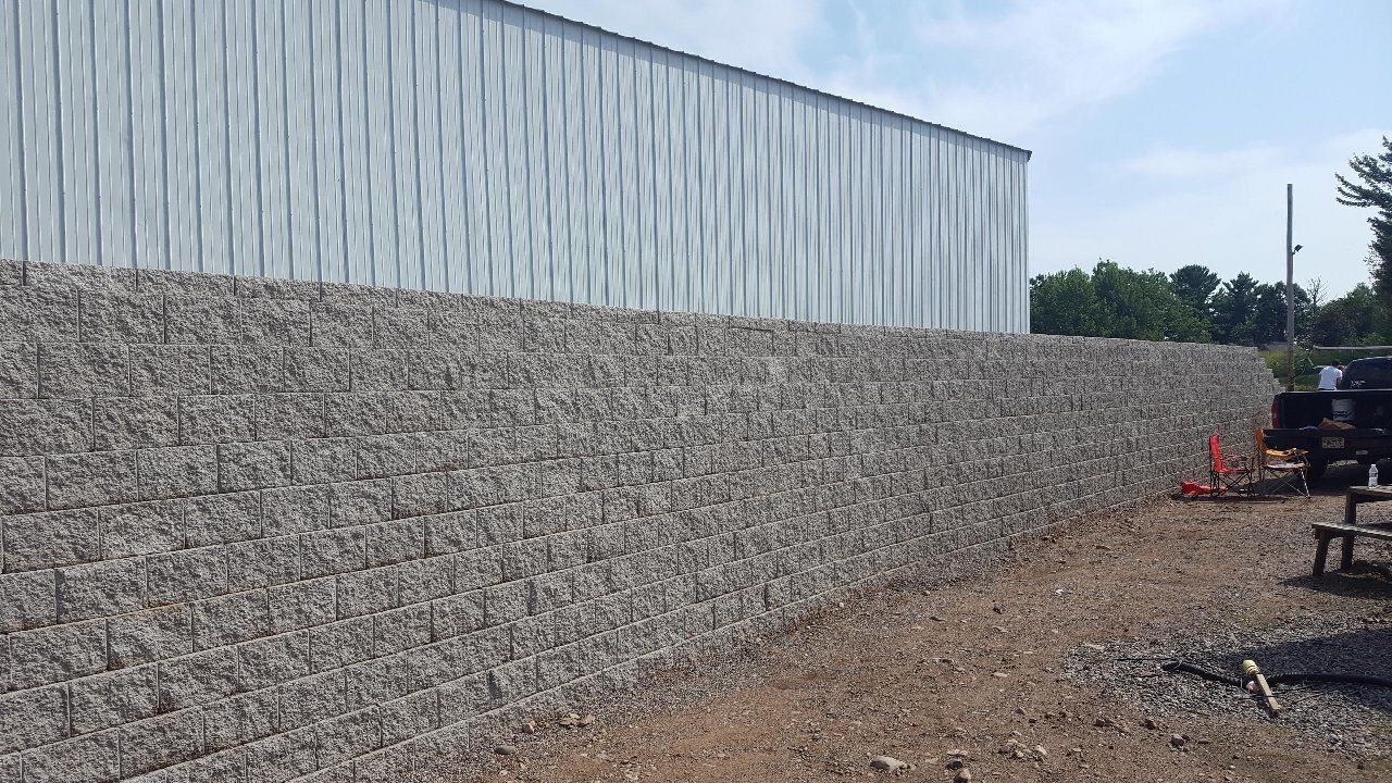 block retaining wall
