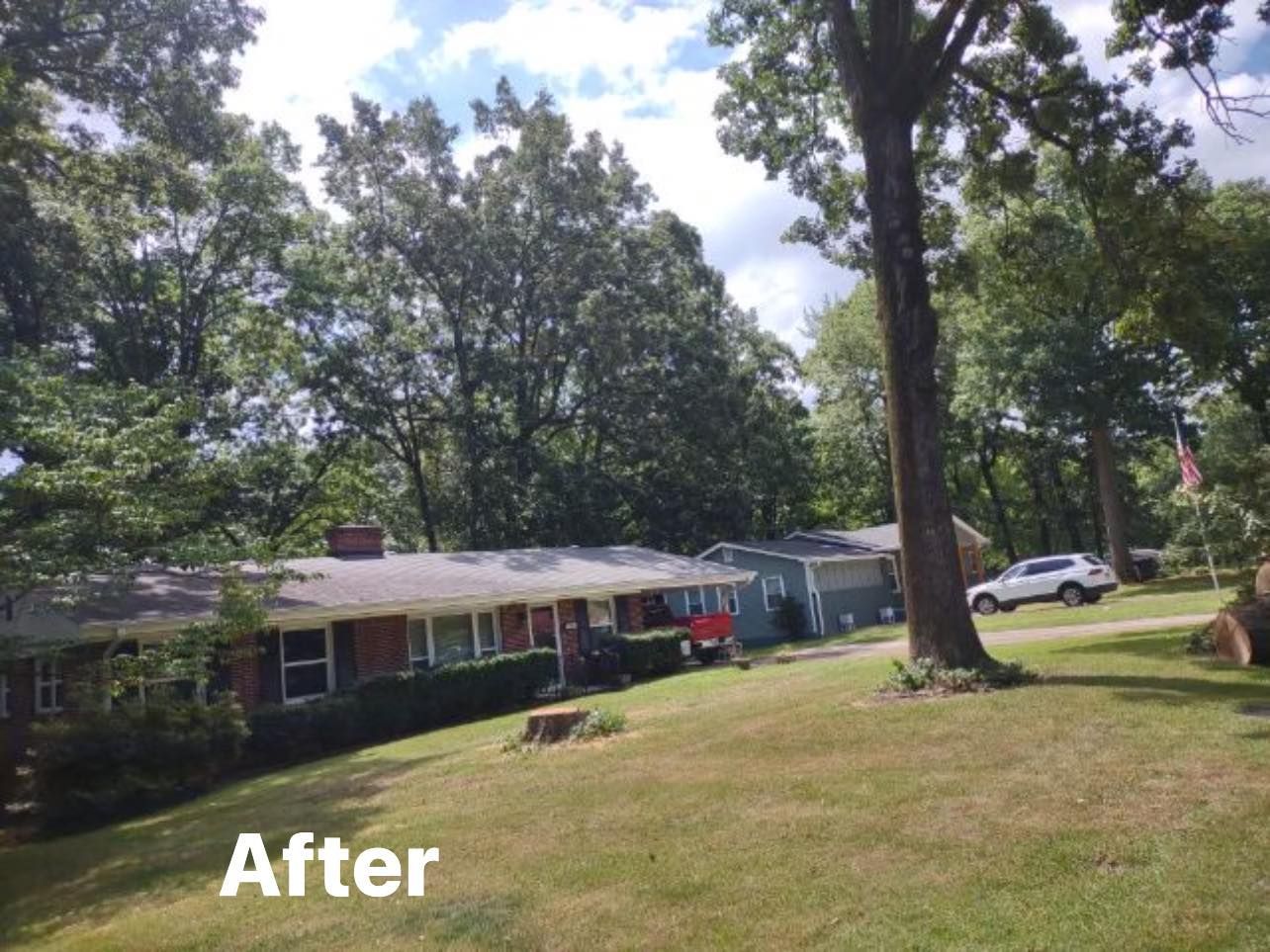 a picture of a house with the words after on the bottom