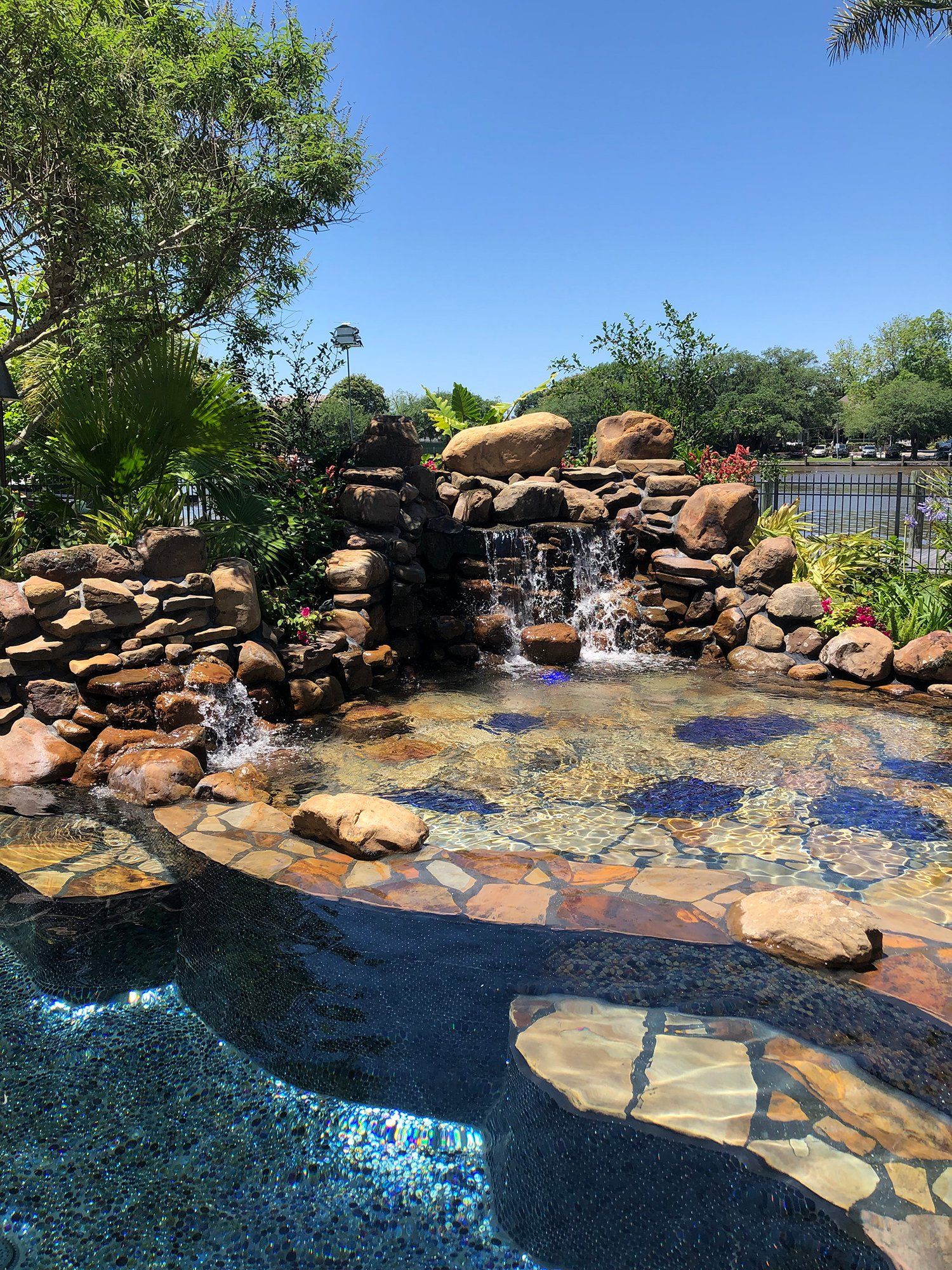 Customized swimming pool