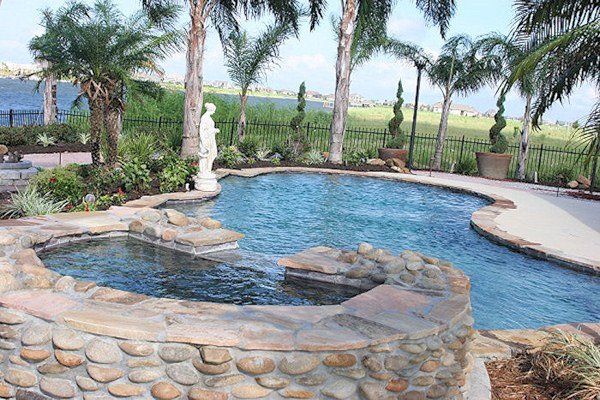 Traditional swimming pool