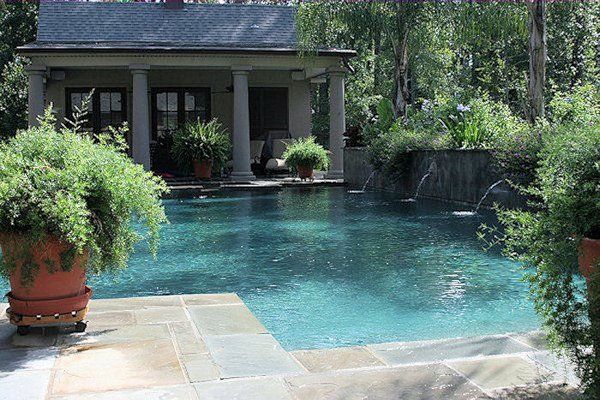 Traditional swimming pool