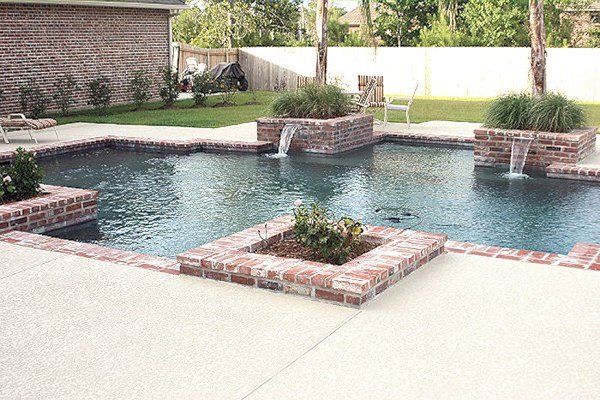 Traditional swimming pool