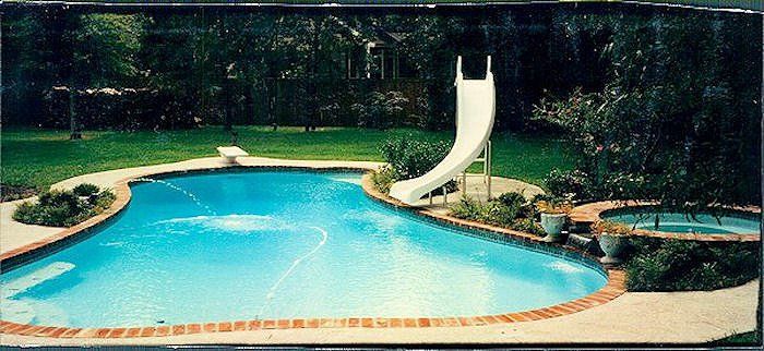 Traditional swimming pool