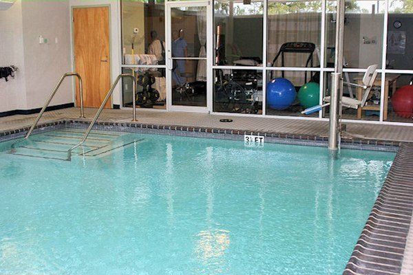 Commercial swimming pool