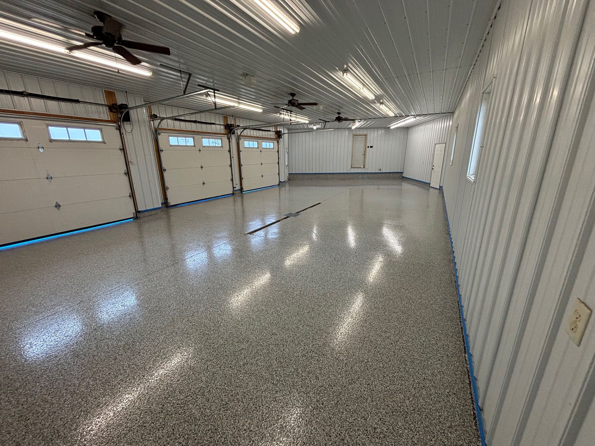 High-quality epoxy flooring - after