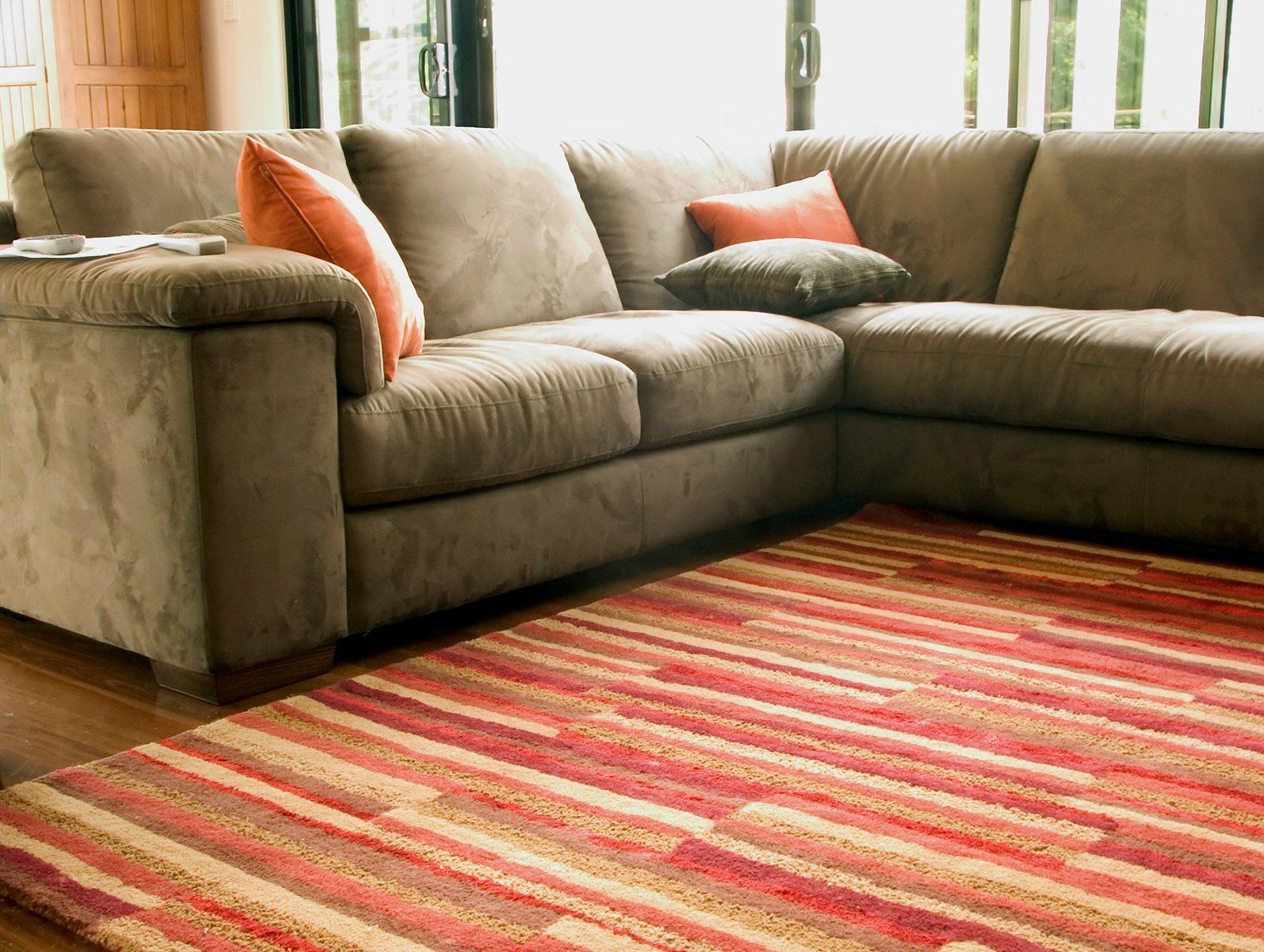 Living room sofa and a carpet
