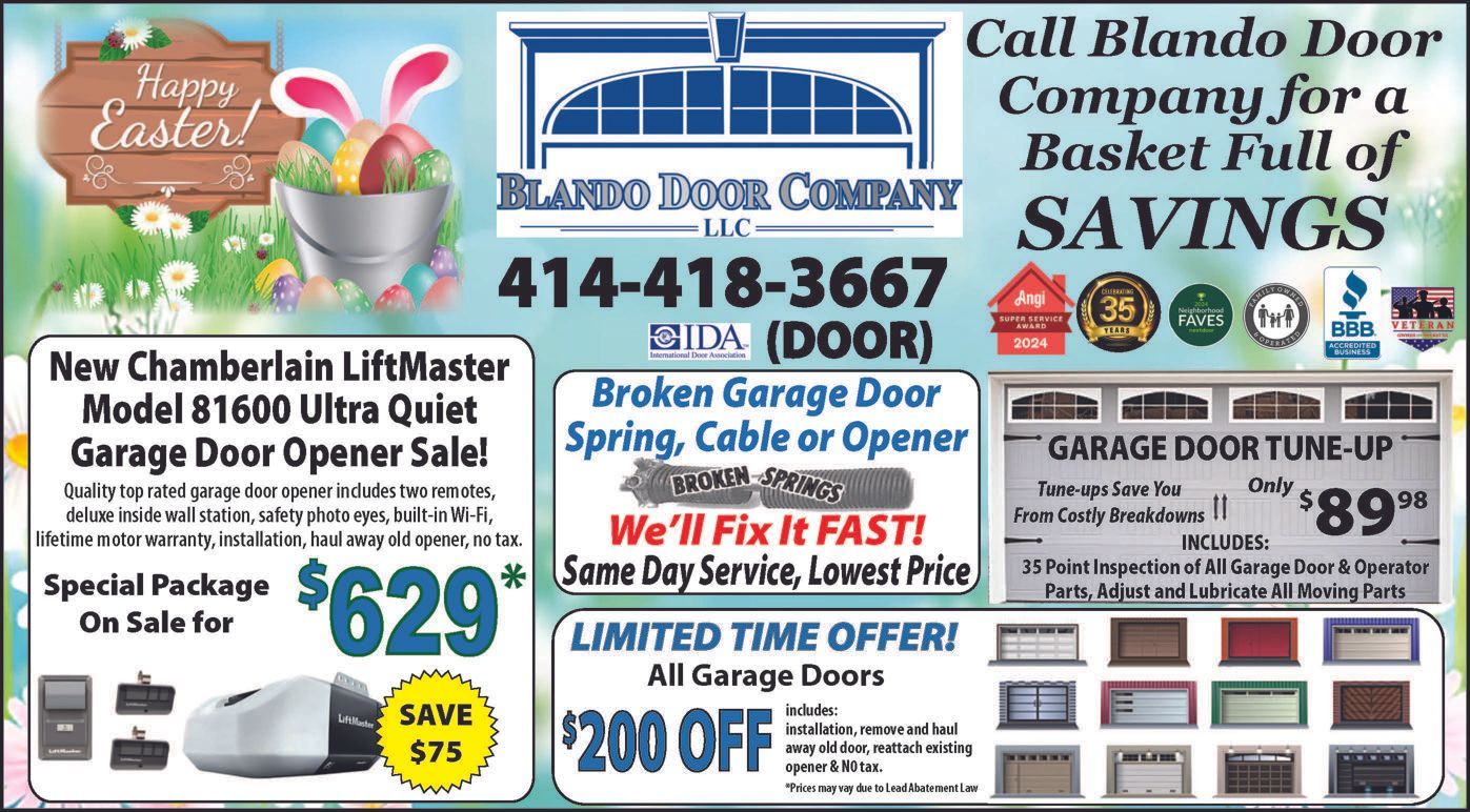 Easter Specials Ad