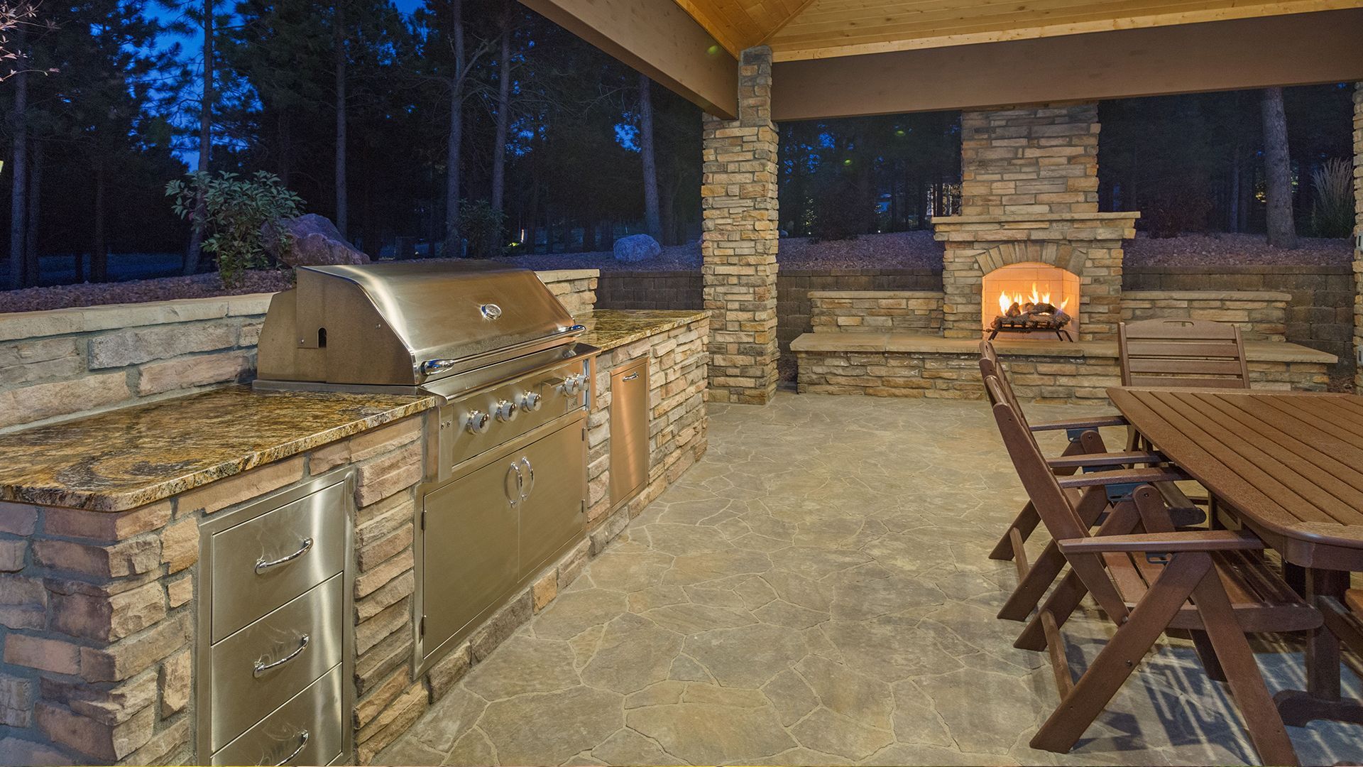 Outdoor kitchen
