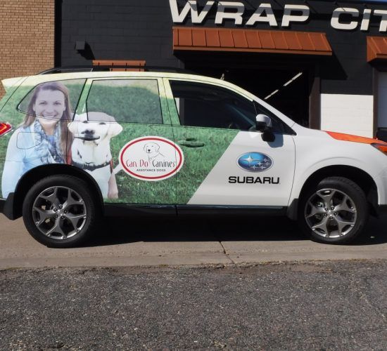 Subaru car wrap for 
