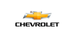 Chevrolet logo with gold bowtie emblem above black wordmark on white background