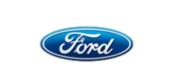 Ford blue oval logo on a white background