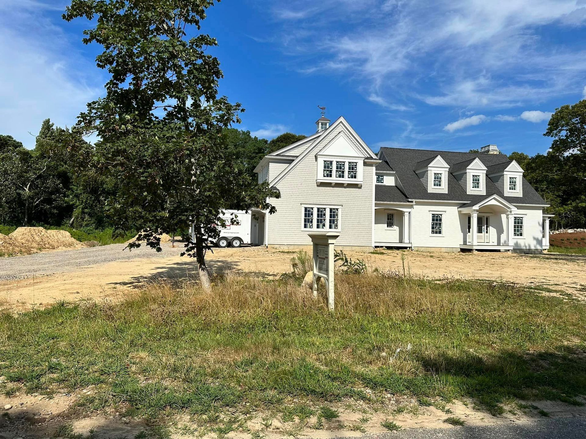 West Barnstable landscaping project site