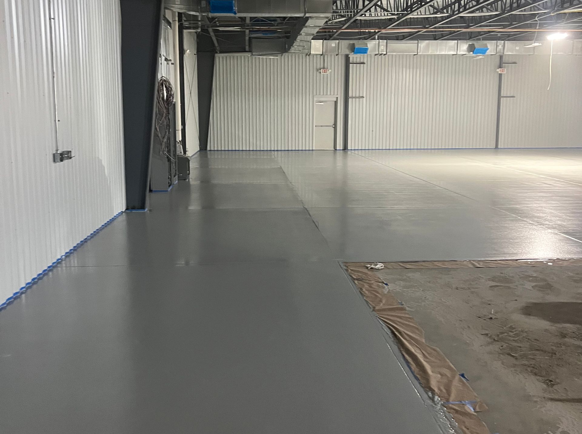 Commercial floor coating service