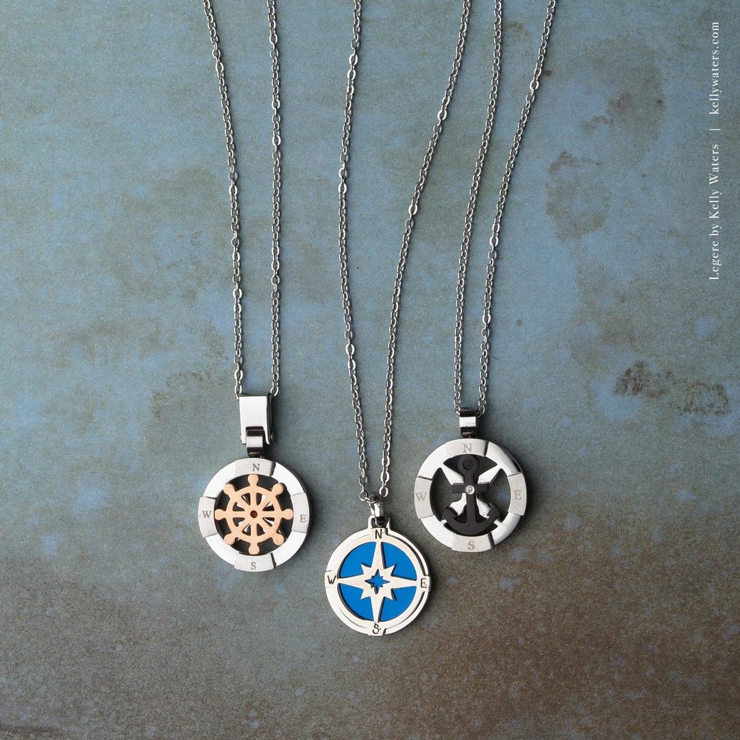 Legere Directional Necklaces by Kelly Water