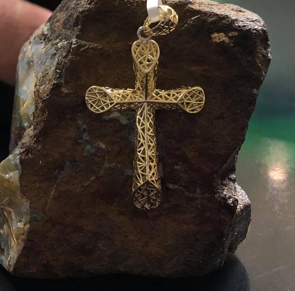 Gold cross